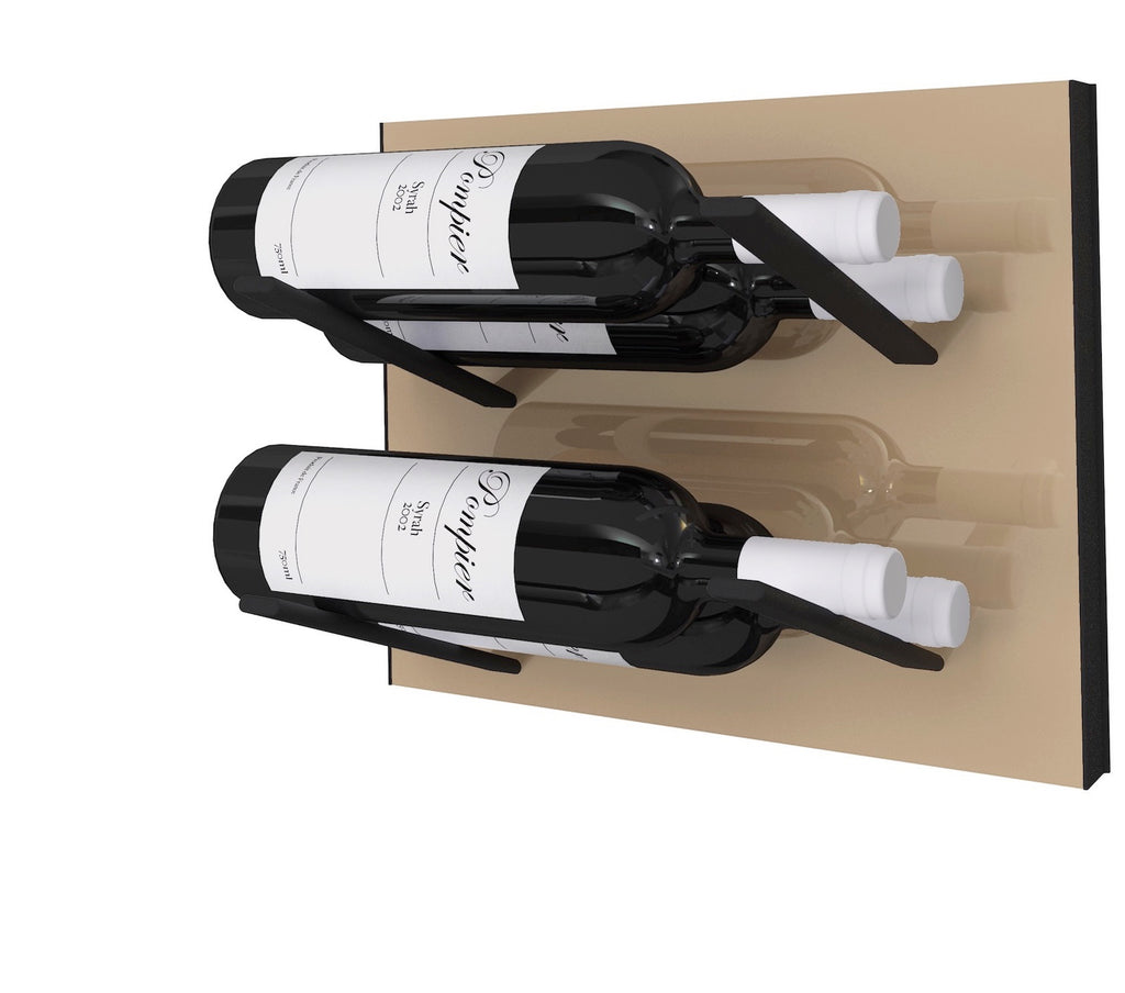 STACT Premier L-förmiges Weinregal – Smokey Taupe & Schwarz